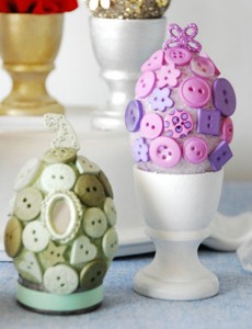 button easter egg topiary | bexbernard.com diy crafts via pinterest
