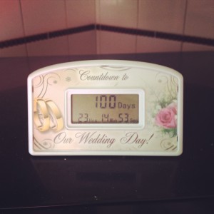 wedding countdown 100 days | bexbernard.com