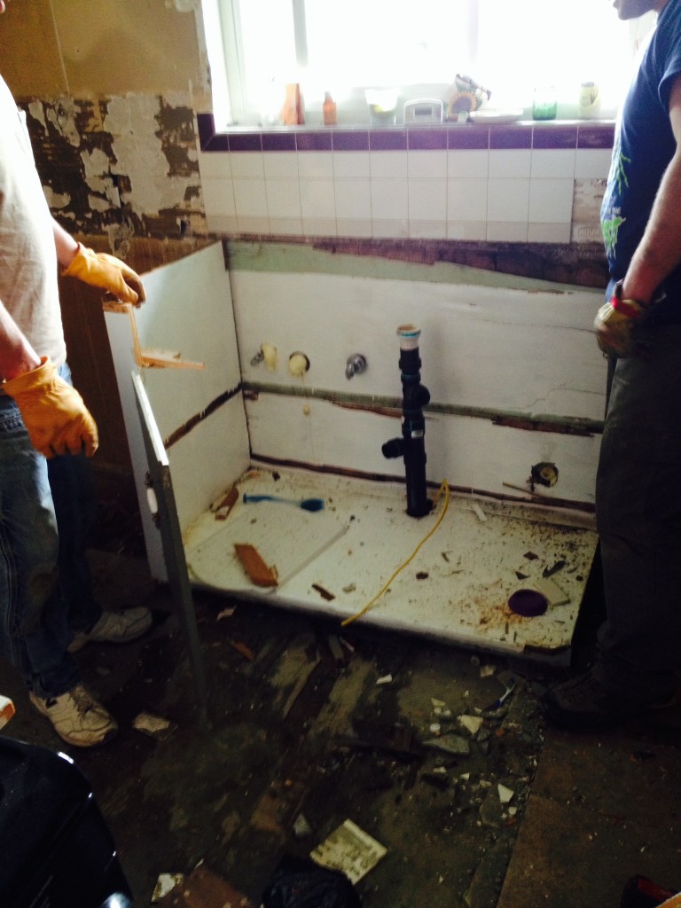 kitchen demo sink demolition & remodel | bexbernard.com