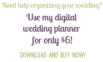 Etsy Wedding Planner Blog Ad 2