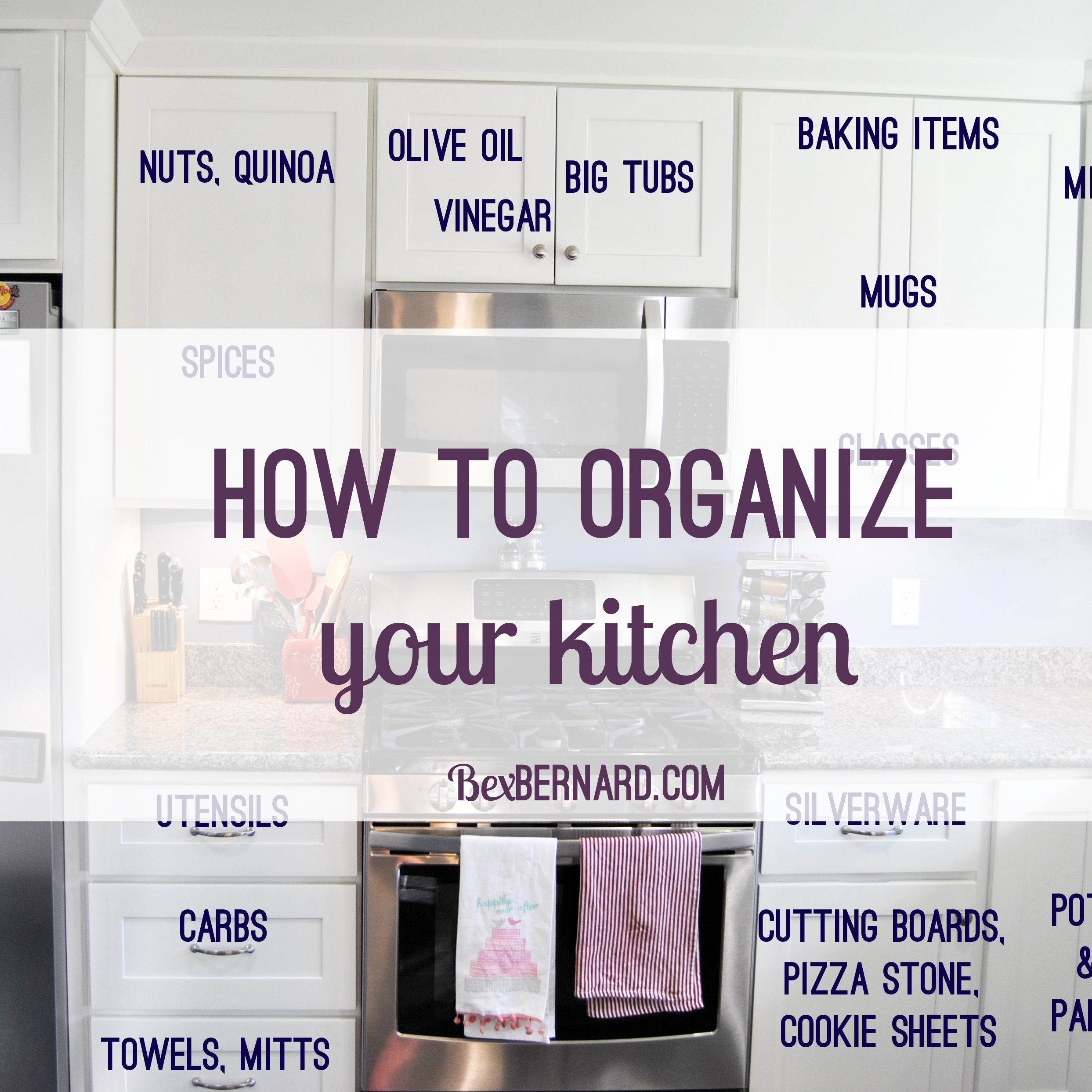 How To Organize Your Kitchen Home Organization