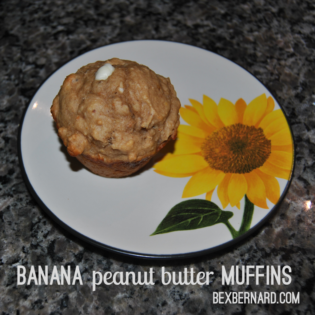 skinny peanut butter muffin recipe. Uses coconut oil, chia seeds, honey, and more. bexbernard.com