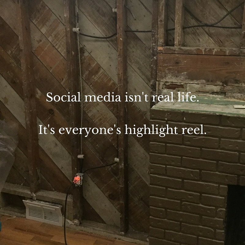 Social media isn't real life