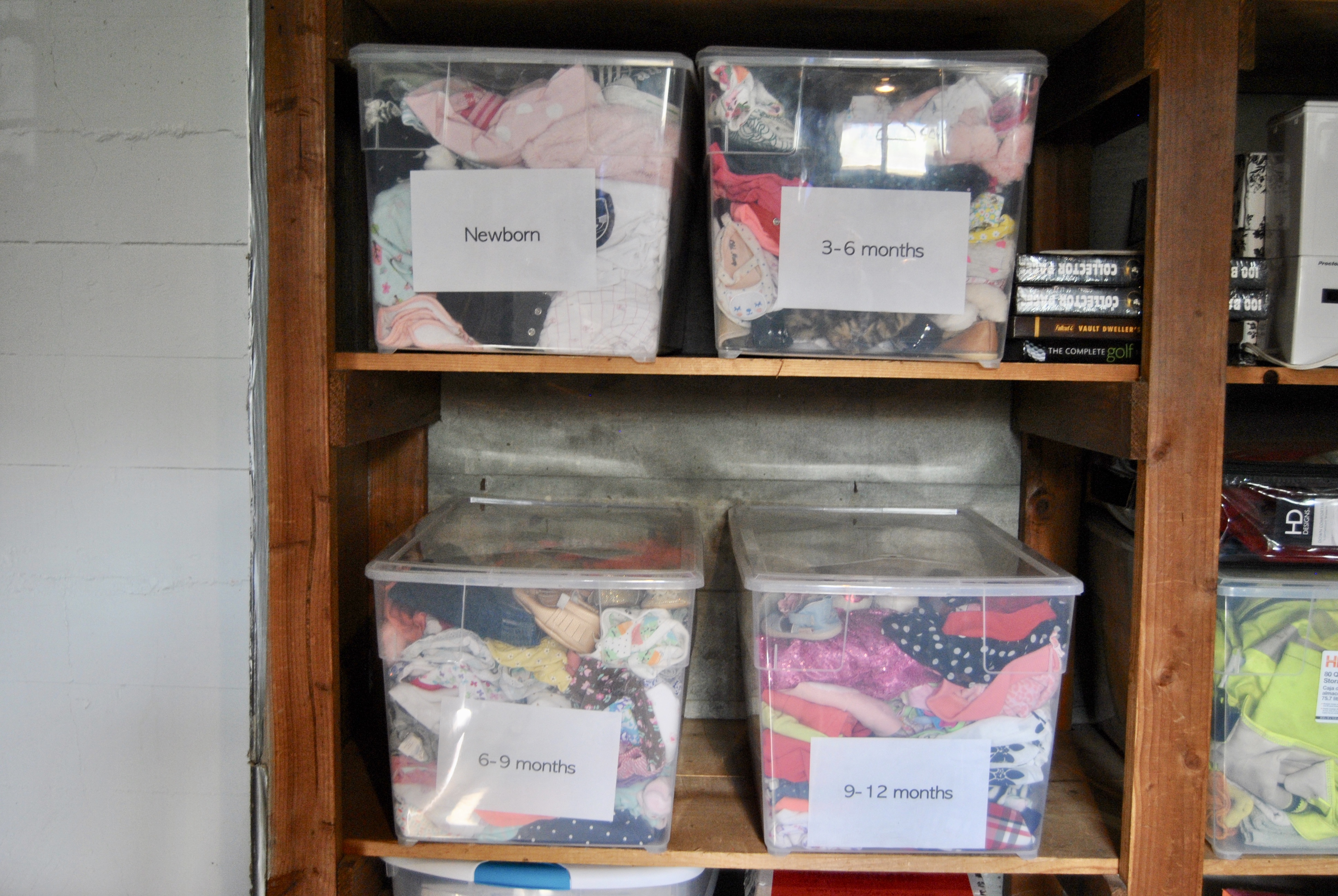 children's clothes storage boxes