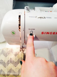 sewing ring bearer pillow chevron burlap twine. diy wedding planning. save money. singer sewing machine instructions | bexbernard.com