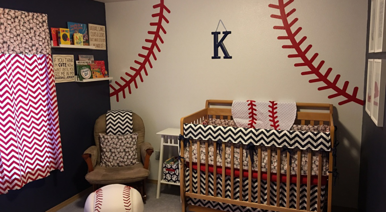 baseball nursery and baby shower | bexbernard.com
